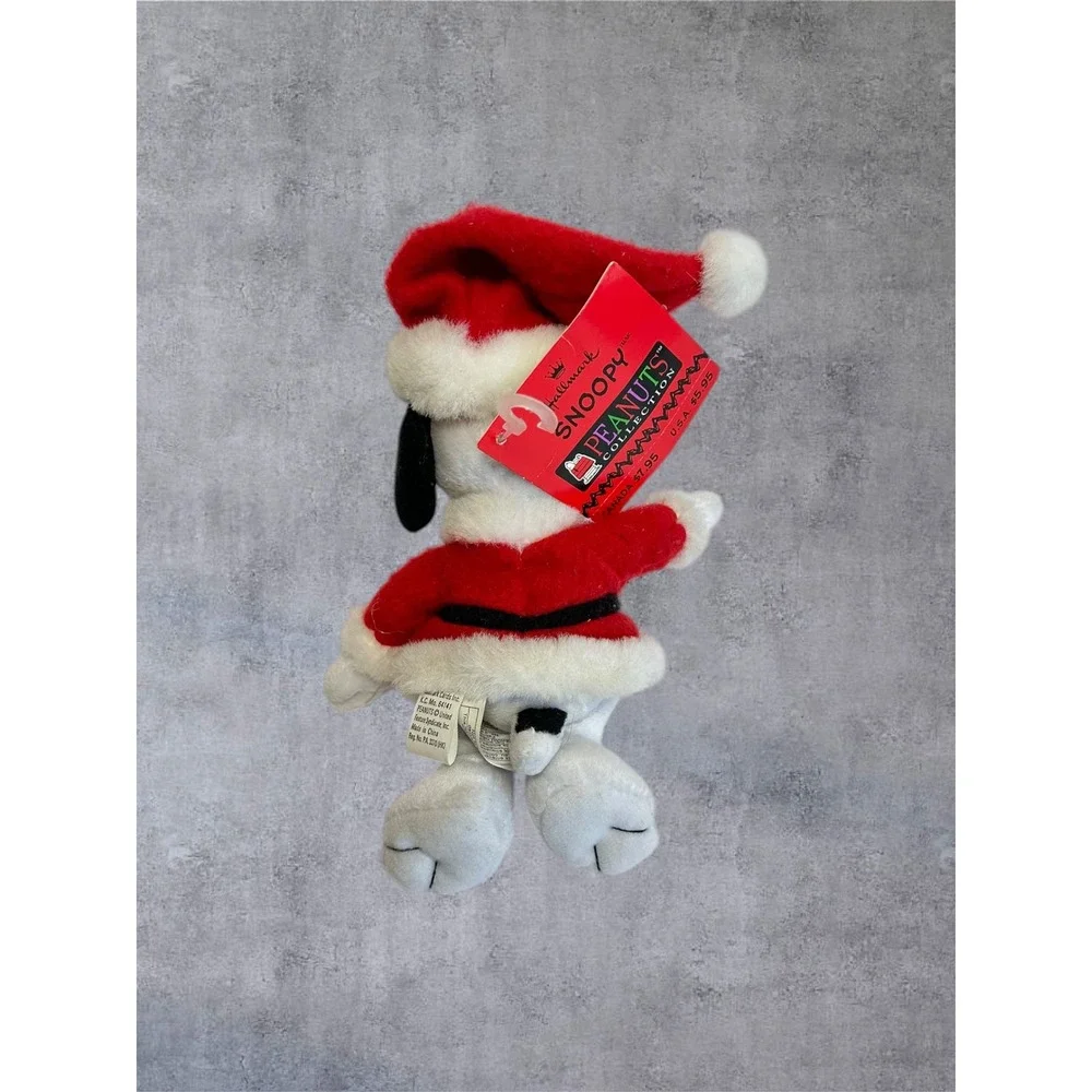 Hallmark Snoopy Plush Christmas Santa Small Red White NEW Vtg Peanuts XPL3172